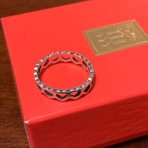 James Avery Tiny Hearts Band Size 6.5